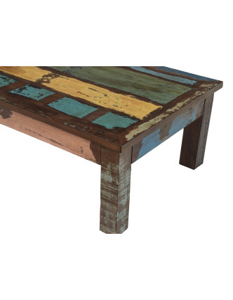 Konferenční stolek v "Goa" stylu, teakové dřevo, 123x77x43cm