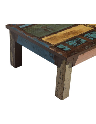 Konferenční stolek v "Goa" stylu, teakové dřevo, 123x77x43cm