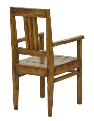 Stará židle z teakového dřeva, 52x50x100cm