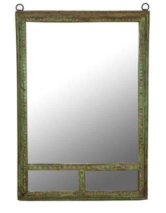 Zrcadlo v rámu z teakového dřeva, 105x5x152cm