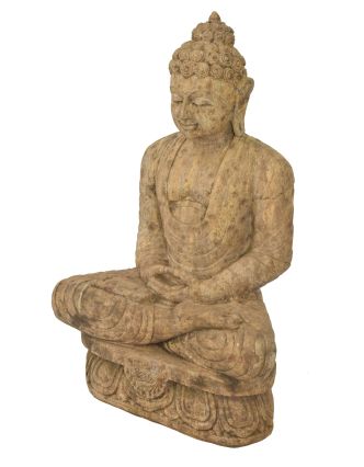 Pískovcová socha z Orissi, Buddha, 55x43x93cm