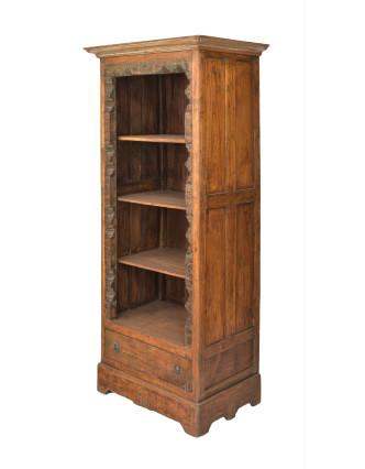 Knihovna z teakového dřeva, 80x50x186cm