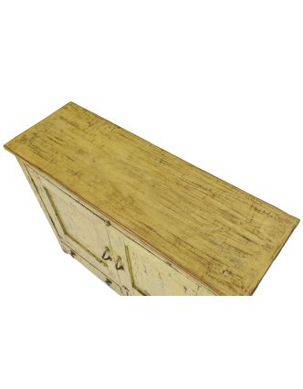 Stará skříňka z teakového dřeva, 96x33x78cm