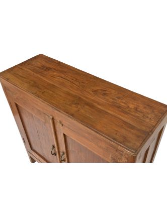 Stará skříňka z teakového dřeva, 94x35x94cm