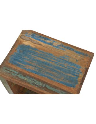 Noční stolek z teakového dřeva, 48x36x48cm