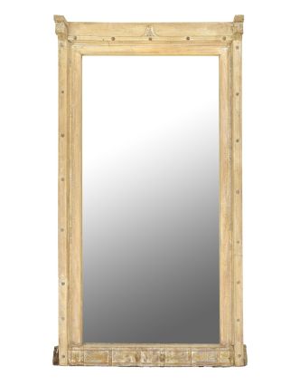 Zrcadlo v rámu ze starého teakového dřeva, 100x28x156cm