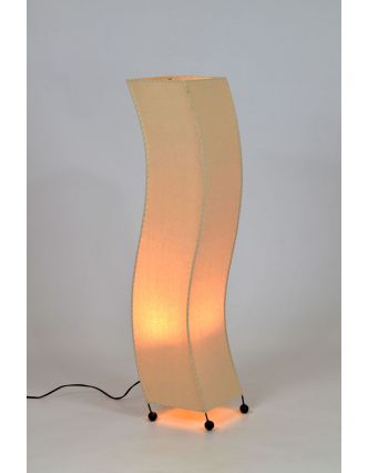 Stojací lampa/stínidlo z režné látky, 24x20x100cm