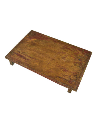 Čajový stolek z teakového dřeva, 51x33x8cm