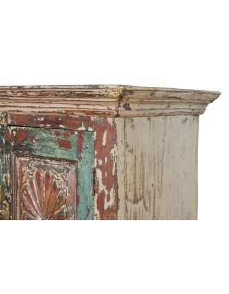 Starožitná skříň z teakového dřeva, 97x48x166cm