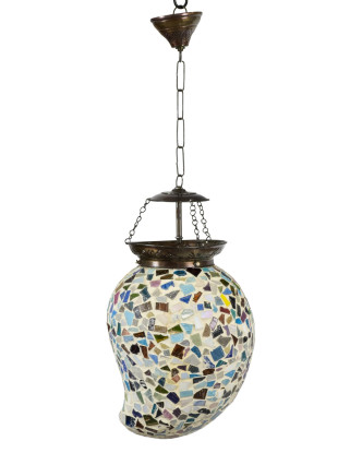 Lampa v orientálním stylu, skleněná mozaika, ruční práce, 23x20x30cm