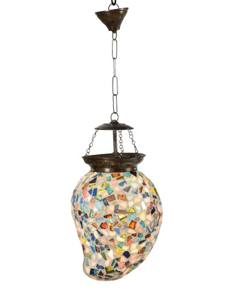 Lampa v orientálním stylu, skleněná mozaika, ruční práce, 23x20x30cm