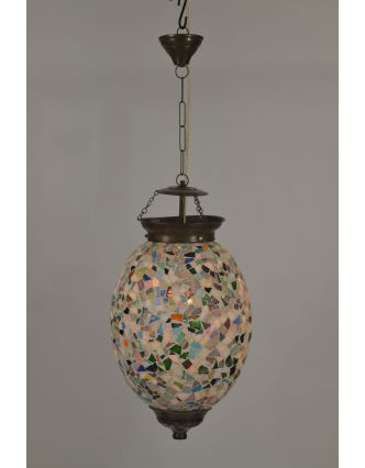 Lampa v orientálním stylu, skleněná mozaika, ruční práce, 25x25x40cm