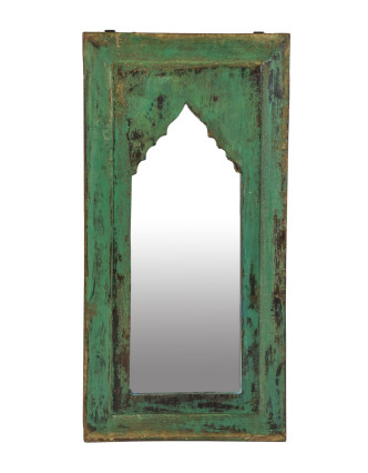 Zrcadlo v rámu z teakového dřeva, 30x3x58cm