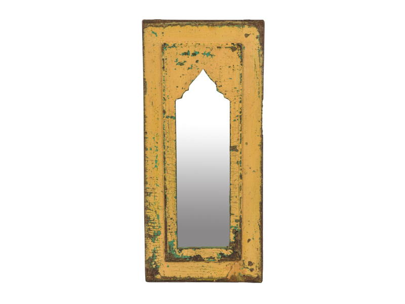 Zrcadlo v rámu z teakového dřeva, 26x3x56cm