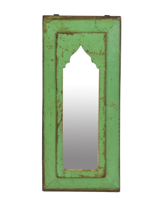 Zrcadlo v rámu z teakového dřeva, 22x3x49cm