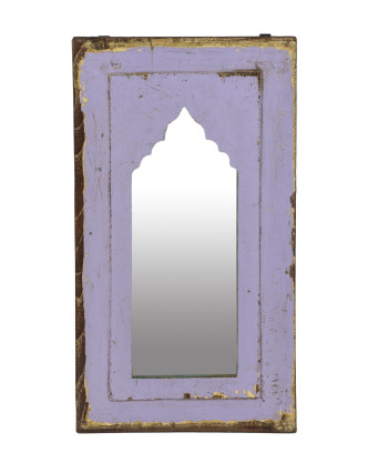 Zrcadlo v rámu z teakového dřeva, 29x3x53cm