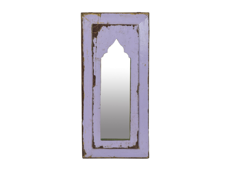 Zrcadlo v rámu z teakového dřeva, 24x3x51cm