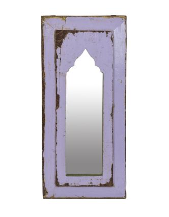 Zrcadlo v rámu z teakového dřeva, 24x3x51cm