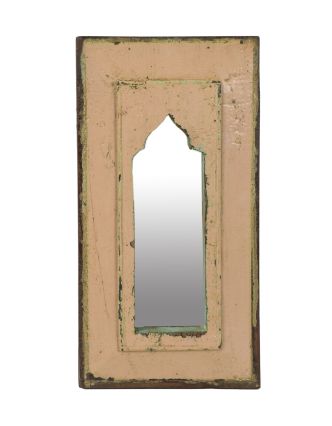 Zrcadlo v rámu z teakového dřeva, 22x3x43cm
