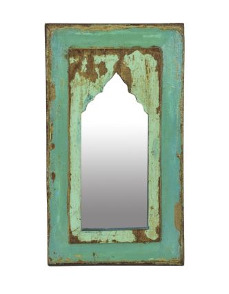Zrcadlo v rámu z teakového dřeva, 29x3x51cm