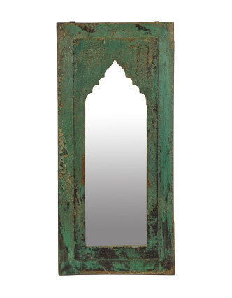 Zrcadlo v rámu z teakového dřeva, 29x3x61cm