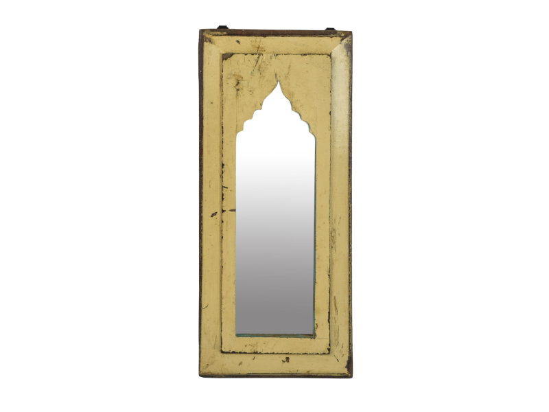 Zrcadlo v rámu z teakového dřeva, 27x3x58cm