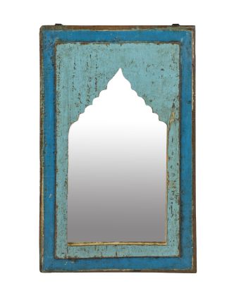 Zrcadlo v rámu z teakového dřeva, 35x3x55cm