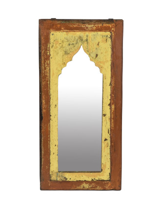 Zrcadlo v rámu z teakového dřeva, 25x3x53cm