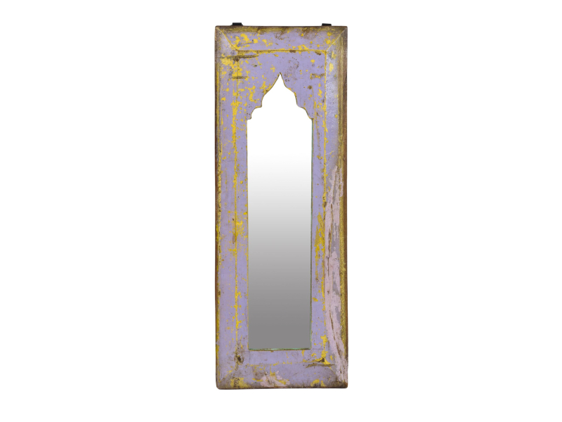 Zrcadlo v rámu z teakového dřeva, 20x3x53cm