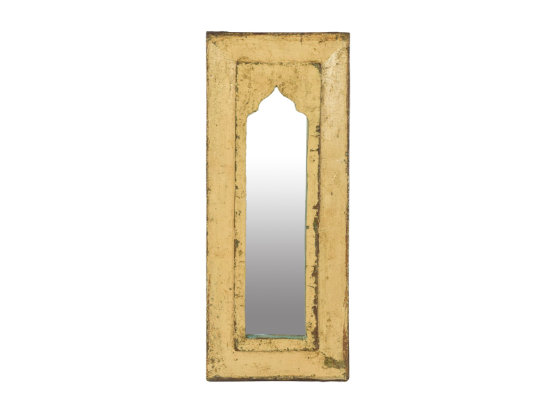 Zrcadlo v rámu z teakového dřeva, 22x3x53cm