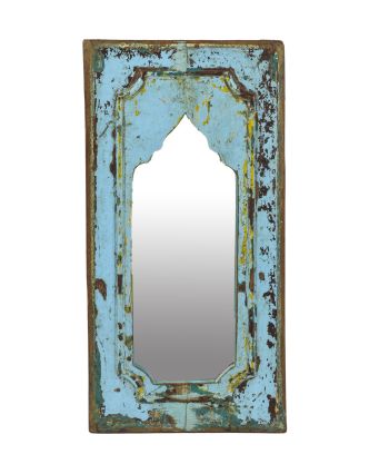 Zrcadlo v rámu z teakového dřeva, 24x3x47cm