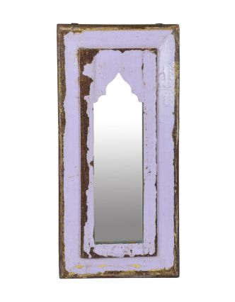 Zrcadlo v rámu z teakového dřeva, 26x3x53cm