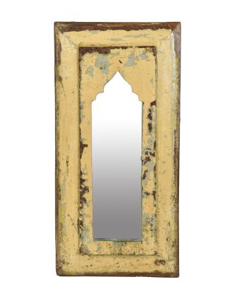 Zrcadlo v rámu z teakového dřeva, 26x3x53cm