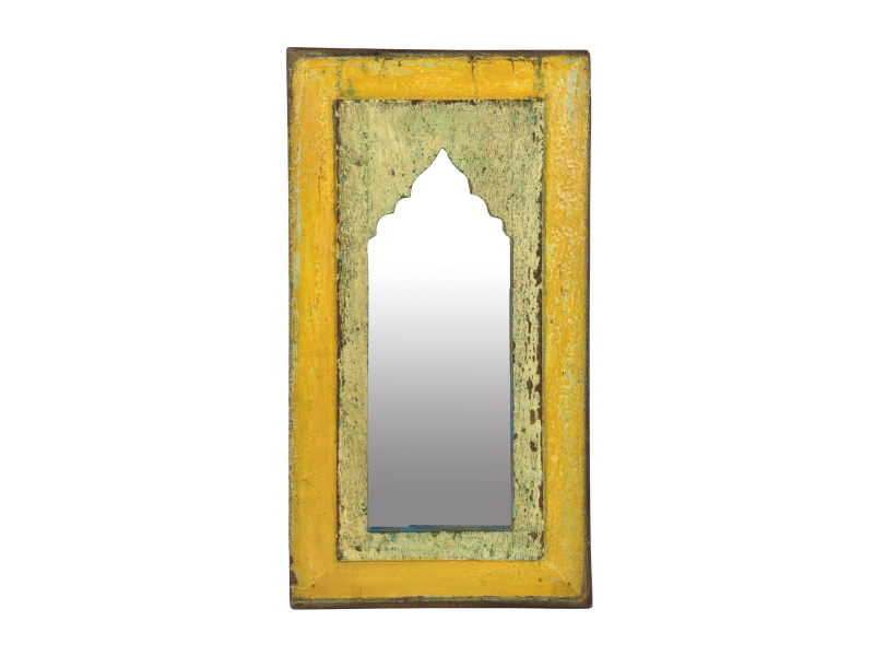 Zrcadlo v rámu z teakového dřeva, 28x3x53cm