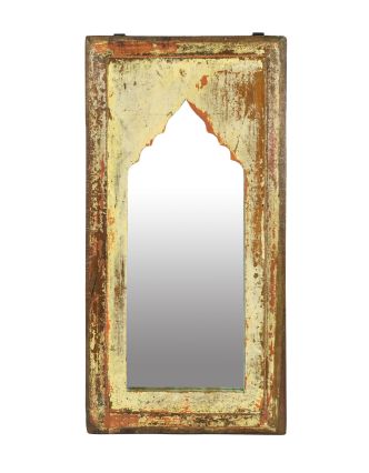 Zrcadlo v rámu z teakového dřeva, 26x3x52cm