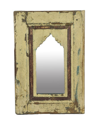 Zrcadlo v rámu z teakového dřeva, 38x3x59cm