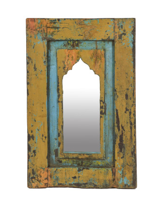 Zrcadlo v rámu z teakového dřeva, 35x3x54cm