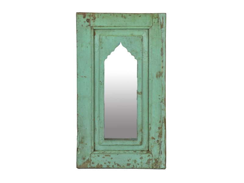 Zrcadlo v rámu z teakového dřeva, 38x3x67cm