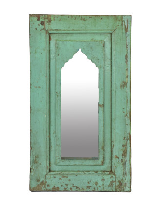 Zrcadlo v rámu z teakového dřeva, 38x3x67cm