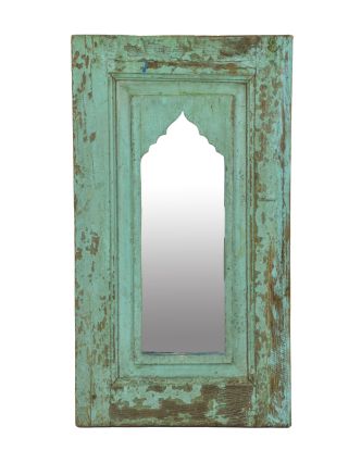 Zrcadlo v rámu z teakového dřeva, 38x3x66cm