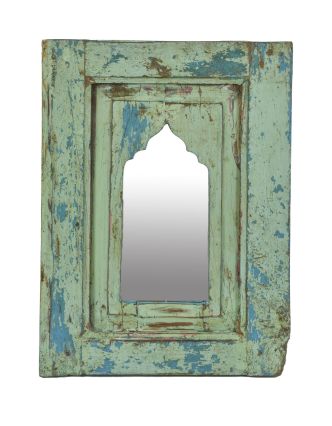 Zrcadlo v rámu z teakového dřeva, 35x3x48cm
