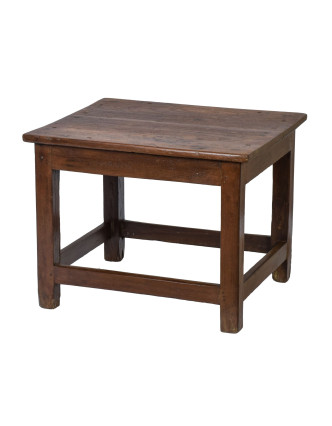 Stolek/stolička z teakového dřeva, 60x52x47cm