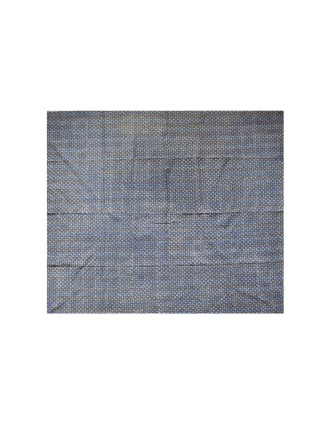 Přehoz na postel, modrý, block print, ruční práce, prošívaný,  225x260cm