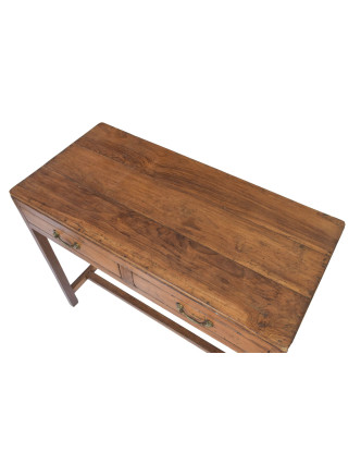 Psací stolek z antik teakového dřeva, 90x45x76cm