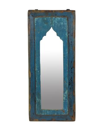 Zrcadlo v rámu z teakového dřeva, 24x3x56cm