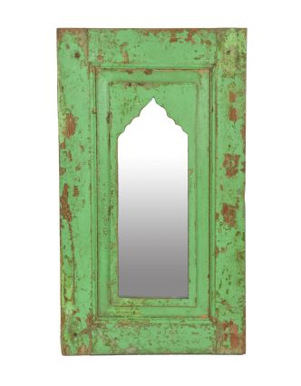 Zrcadlo v rámu z teakového dřeva, 38x5x66cm