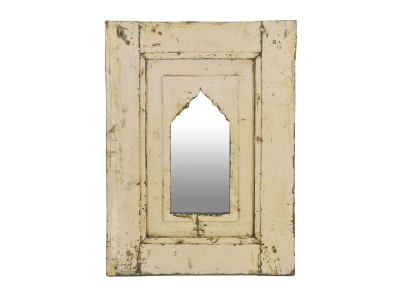 Zrcadlo v rámu z teakového dřeva, 43,5x5x58cm