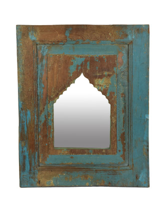 Zrcadlo v rámu z teakového dřeva, 48,5x5x60cm