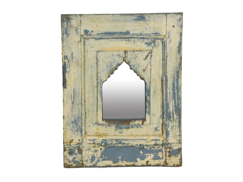 Zrcadlo v rámu z teakového dřeva, 51x5x65cm