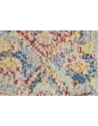 Koberec, ručně tkaný, bavlna, potisk, 125x188cm